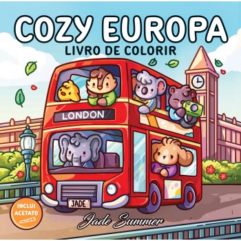 Cozy Europa - Livro De Colorir