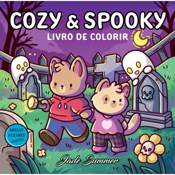 Cozy & Spooky - Livro De Colorir