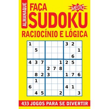 Revista Almanaque Faça Sudoku - Médio