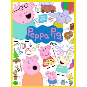 Peppa Pig - Livro De Colorir Para Criança