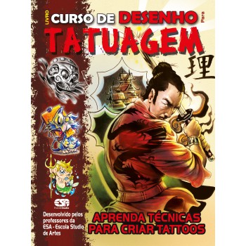 Livro Curso De Desenho Tatuagem