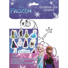 Disney Colorindo Com Adesivos Frozen