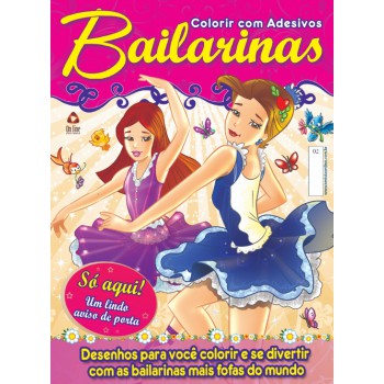 Colorir Com Adesivos Bailarinas