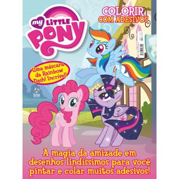 Livro My Little Pony Colorir Com Adesivos 03