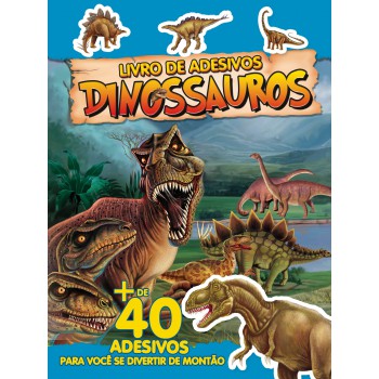 Livro De Adesivos Dinossauros 02