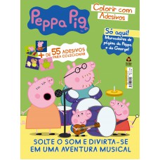 Peppa Pig Colorir Com Adesivos 04