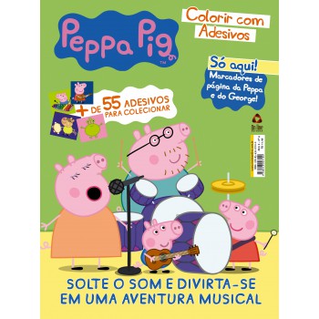 Peppa Pig Colorir Com Adesivos 04