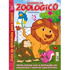 Bichinhos Do Zoológico - Livro De Atividades Para Colorir