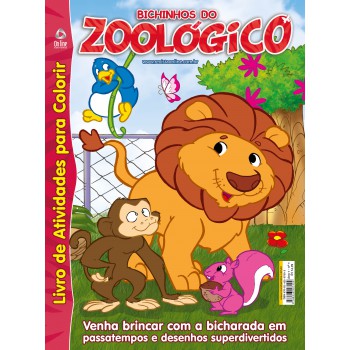 Bichinhos Do Zoológico - Livro De Atividades Para Colorir