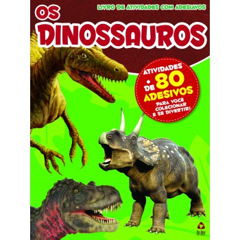 Dinossauros Livro De Atividades Com Adesivos 01