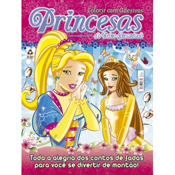 Princesas Colorindo Com Adesivos 03