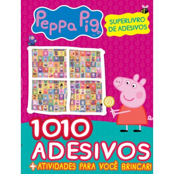 Peppa Pig Super Livro De Adesivos - 1010 Adesivos