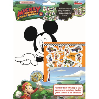 Disney Colorindo Com Adesivos Mickey Mouse