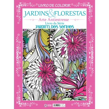 Livro Para Colorir Jardim E Florestas 01