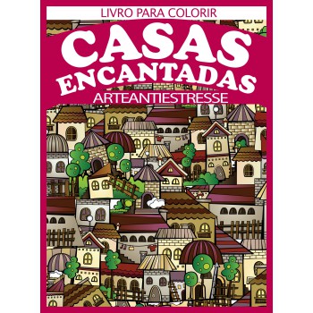 Livro Para Colorir Casa Encantadas