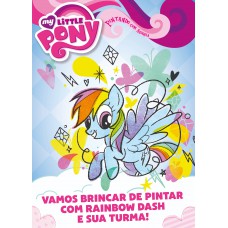 Livro My Little Pony Pintando Com Aquarela