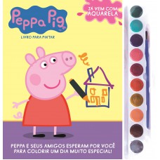 Peppa Pig Livro Para Pintar Com Aquarela