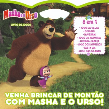 Masha E O Urso Livro De Jogos