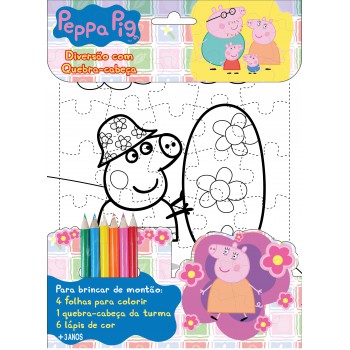 Peppa Pig - Diversão Com Quebra-cabeça