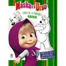 Masha E O Urso - Livro De Atividades Com Adesivos