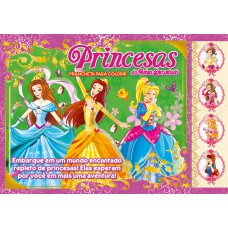 Princesas Do Reino - Prancheta Para Colorir