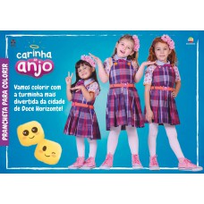 Carinha De Anjo - Prancheta Para Colorir: Vamos Colorir Com A Turminha Mais Divertida Da Cidade De Doce Horizonte!