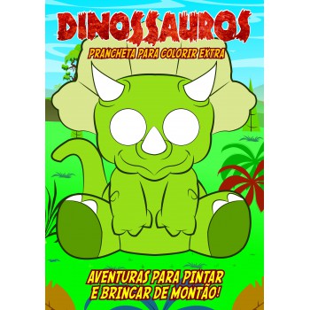 Dinossauros Prancheta Para Colorir Extra