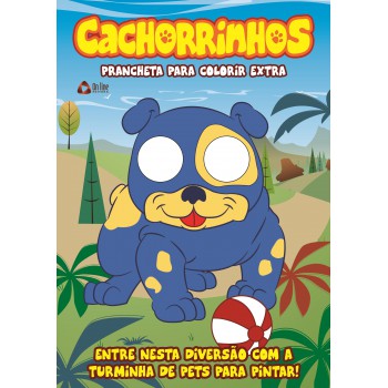 Cachorrinhos Prancheta Para Colorir Extra 01