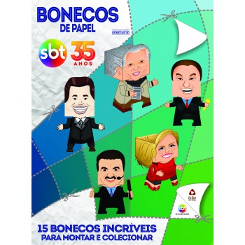 Sbt 35 Anos - Bonecos De Papel