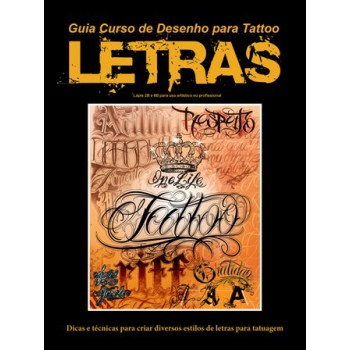 Guia Curso De Desenho Para Tattoo Letras