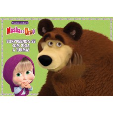 Masha E O Urso - Prancheta Para Colorir: Supreenda-se Com Toda A Turma!