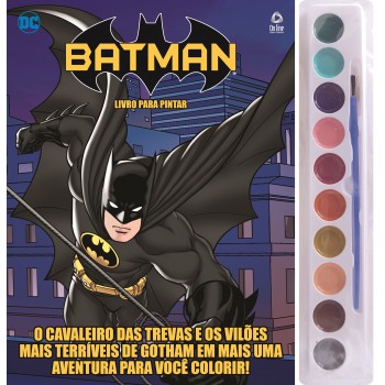 Batman Livro Para Pintar Com Aquarela