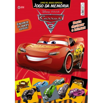 Disney Pixar - Carros 3 - Livro De Jogos Especial - Jogo Da Memória