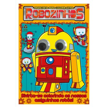 Robozinhos - Prancheta Para Colorir