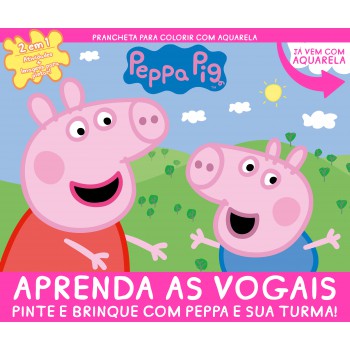 Peppa Pig Prancheta Para Colorir Com Aquarela