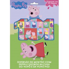 Peppa - Colorindo Com 101 Adesivos: Diversão De Montão Com Peppa E George Na Casa Do Vovô E Da Vovó Pig!