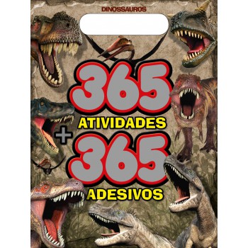 Dinossauros - Prancheta 365 Atividades + 365 Adesivos