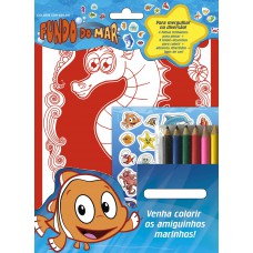 Fundo Do Mar - Colorir Com Brilho