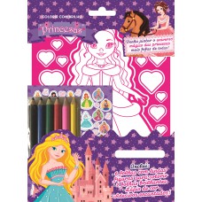 Princesas - Colorir Com Brilho