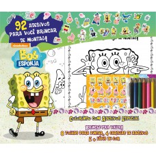 Bob Esponja - Colorindo Com Adesivos Especial