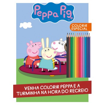 Peppa Pig - Colorir - Especial: Venha Colorir Peppa E A Turminha Na Hora Do Recreio