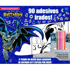 Batman Colorindo Com Adesivos Especial