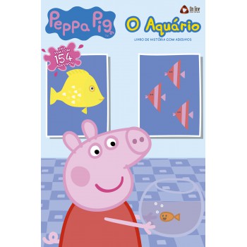 Peppa Pig - Livro De História Com Adesivos: O Aquário