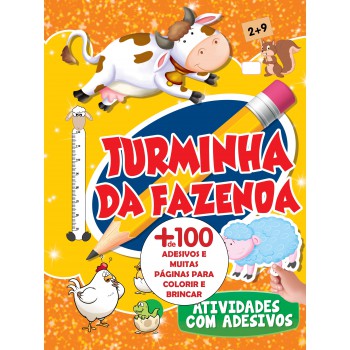 Turminha Da Fazenda Atividades Para Colorir Com Adesivos