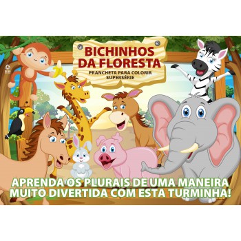 Bichinhos Da Floresta Prancheta Para Colorir Supersérie