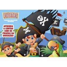 Piratas - Prancheta Para Colorir - Supersérie: Aprenda A Contar Com Os Piratas Da Diversão!