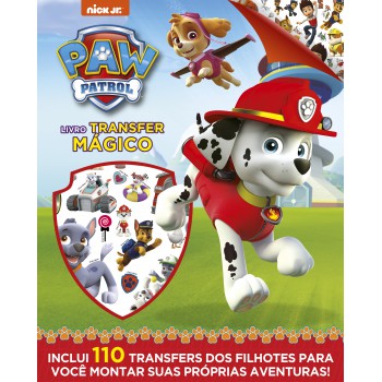 Patrulha Canina Livro Transfer Mágico