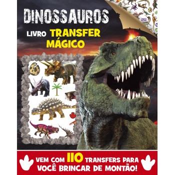 Dinossauros Livro Transfer Mágico