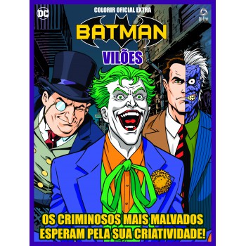 Vilões Dc Comics - Colorir Oficial - Extra