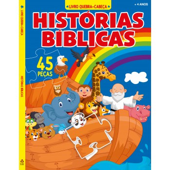 Livro Quebra-cabeça Histórias Bíblicas